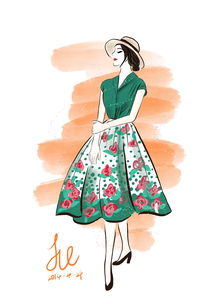 時(shí)光針線 復(fù)古服裝設(shè)計(jì)手稿中的靈感與傳承